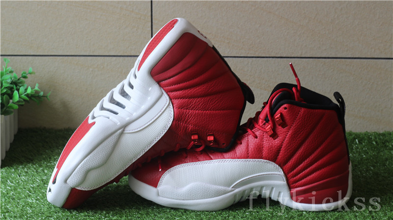 Authentic Air Jordan 12 Gym Red